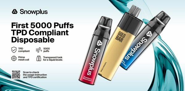 Snowplus Gold Bar and Clic are the first 5000 puffs TPD-compliant disposable vape in the UK market. Check more at www.snowplustech.com